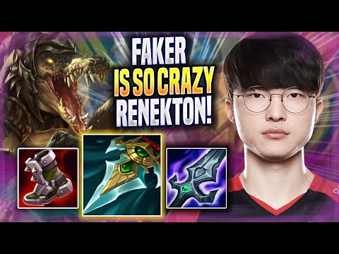 FAKER IS SO CRAZY WITH RENEKTON! - T1 Faker Plays Renekton MID vs Sylas! | Season 2022