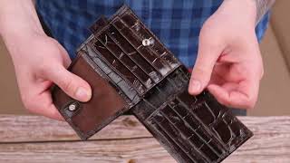 Надійний чоловічий гаманець із натуральної фактурної шкіри Canpellini 21516 коричневий