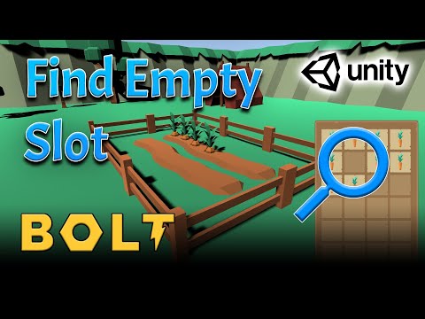 Unity-Bolt Simple Inventory #3 - Find Empty Slot in Inventory - Tutorial(Visual Scripting)
