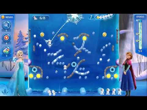 Frozen Free Fall: Icy Shot Level 163 - NO BOOSTERS ☃☃☃