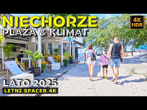 Co Nowego w Niechorzu 2025 | Plaża Niechorze Zachwyca - Spacer 4k