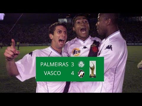 Palmeiras 3 x 4 Vasco   Melhores Momentos HD 720p FINAL Mercosul 2000