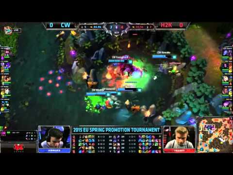Copenhagen Wolves vs H2K Gaming Game 1 S5 EU LCS Spring Promotion Bo5 Highlights CW vs H2K Gaming