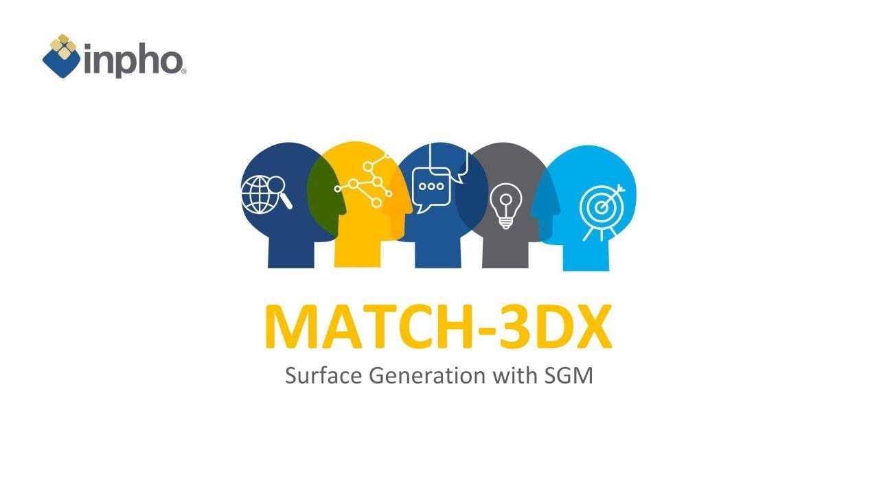 inpho MATCH 3DX - Surface Generation with SGM