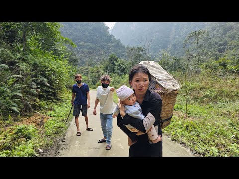 A poor single mother is trying to escape from some unknown thugs and is helped by a kind passerby.