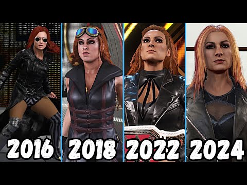 Evolution of Becky Lynch Entrance 2016-2024 - WWE Games