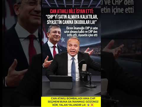 📢 CAN ATAKLI BİLE İSYAN ETTİ: "CHP'Yİ SATIN ALMAYA KALKTILAR, SİYASETİN CANINA OKUDULAR! 💎 " EKREM DASTANI Bitdimi demek ? 📢 haha 

💎 Yıllardır baş tacı ettikleri adam kendi mahallesini bombaladı. ⭐  

✨ Gerçeği yüzlerine tokat gibi çarptı. 📢  

⭐ Kendi adamınız bile size "Geri zekalı" diyerek bağırıyorsa, o batık düzeniniz çoktan çöktü demektir. 🔥  

🎯 Alın işte bu GERÇEĞİ başınıza çalın. ✨  

🎯 Söycek yer kalmadı. ⭐  

💎 Yıllardır o malum mahallenin dillerden düşürmediği, baş üstünde tuttuğu CAN ATAKLI bile sonunda dayanamadı ve gerçeği itiraf etti. 🔥  

⭐ Çıktı ekrana, kendi camiasına ve o tırnak içinde büyük liderlerine BODOSLAMA daldı. 💎  

✨ "Adam CHP'yi satın almaya kalktı, siyasetin canına okudu! ✨ " diye bas bas bağırdı. 📢  

📢 Hani dürüstlük masalları anlatıyordunuz? 🔥  

🎯 Hani her şey şeffaftı? ⭐  

🎯 Kendi adamınız, kendi mahallenizin bülbülü çıkmış "Bunlar partiyi de siyaseti de parayla pulla dizayn etmeye kalktı" diyor. 🚀  

🔥 Ama hakikati yüzlerine vuran bu adama bile hemen saldırıyorlar. 📢  

🚀 Hakikati söyleyeni İNFAZ etmek sizin en eski adetiniz. 🔥  

🚀 EKREM İMAMOĞLU’NUN ve o ekibin çevirdiği dolaplar, parayla parti içi dizayn etme çabaları artık kendi içlerindeki adamlar tarafından bile tescillendi. 💎  

⭐ DAHA NEYİ SAKLAYACAKSINIZ? ⭐  

💎 Milletin gözünü boyamak için kurduğunuz o sahte tiyatrolar başınıza yıkıldı. 🎯  

✨ Kendi kafadarınız, kendi yazarınız çıkıp "Bunlar partiyi satın aldı, siyasetin canına okudu" diye haykırırken, hangi yüzle hala millete masal anlatmaya devam edeceksiniz? ⭐  

⭐ ALIN İŞTE BU GERÇEĞİ BAŞINIZA ÇALIN! ✨  

💎 Sesinizi de kesip o kibirli düzeninizin batışını izleyin. 🚀  

🔥 Siz Can Ataklı'nın kendi mahallesine bu kadar sert sallamasına ve CHP içindeki bu para-pul kavgalarına ne diyorsunuz dostlar? 💎  

✨ Yorumlarda toplanın! 💎  

✨ Yazan: Bülent Taşgin 

⭐ #BülentTasgin #CanAtakli #Ekremİmamoğlu #CHP #SiyasetKulisleri #İroni #SonDakika #Mizah #Keşfet #Olay #Skandal 