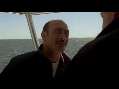 Sopranos S6E07 After Artie Bashed Benny Fazio Tony Takes Artie Out On His Boat To Cool Him Down