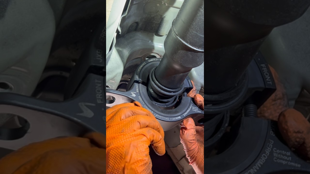 UPGRADING DRIVESHAFT GUIBO AND CENTER SUPPORT BEARING CARRIER ON MY 440i BMW