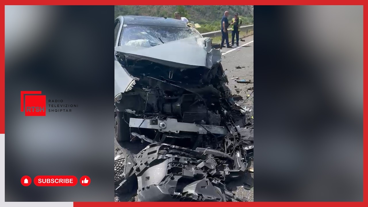 Aksident në Rrugën e Kombit, automjeti me targa të Kosovës përplaset me një kamion, 4 të plagosur