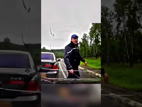 Road Rager Hits Drivers Car With Baseball bat