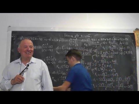 2/2 971 Ecuatii de forma X la 2=a | Ecuatia de gradul 2 atunci cand delta mai mare ca 0 - Clasa 7