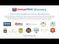 ImmuniWeb® Discovery | Attack Surface Management and Dark Web Monitoring