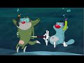 हिंदी Oggy And The Cockroaches OGGY JACK UNDER WATER Hindi Cartoons For Kids