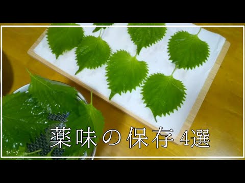 【薬味の保存】これで無駄にしない！(ねぎ 大葉 しょうが 大根 )