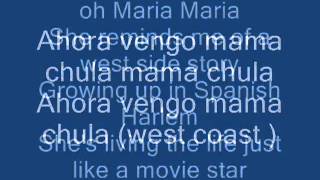 Maria Maria-Santana lyrics - YouTube
