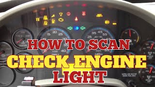 How to CHECK FAULT CODEs on INTERNATIONAL PROSTAR
