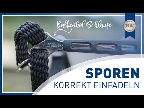 HOW TO - Sporen korrekt einfädeln