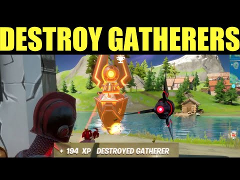 How to "destroy gatherers" - Fortnite (Gatherers Locations)