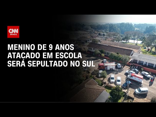 Menino atacado por adolescente em escola será sepultado no Sul | CNN NOVO DIA