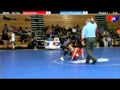 WM 55 KG - RD2 - Dana Karkar (Waldorf) vs. Jacarra Winchester (MV)