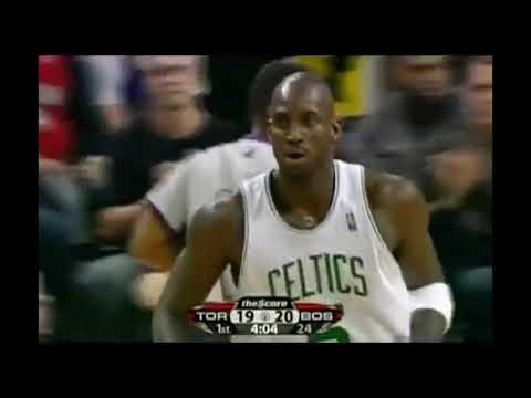 Kevin Garnett 26 Points 5 Ast Vs. Raptors, 2007-08.