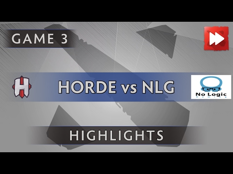 Horde vs NoLogic Gaming [Game 3] ProDotA Cup Series by Azubu.tv - Dota Highlights