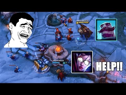 LoL Best Moments #25 | What happens if a Support isn't focused on his Adc? [League of Legends]