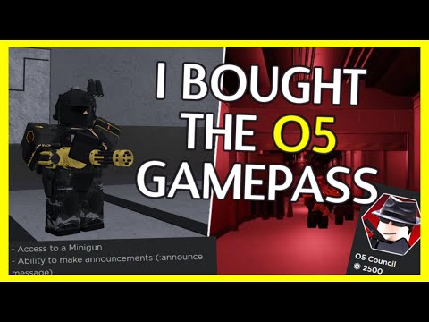 So I Bought The O5 Gamepass In SCP Roleplay...