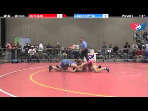 FILAJRFS: 60 KG / 132.25 lbs: Ian Nickell (Roadrunner WC) vs. Garrison White (Arrichion)