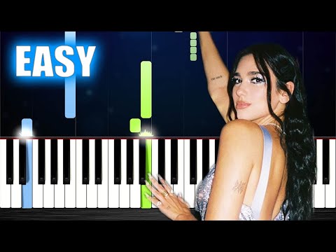 Dua Lipa - Levitating - EASY Piano Tutorial