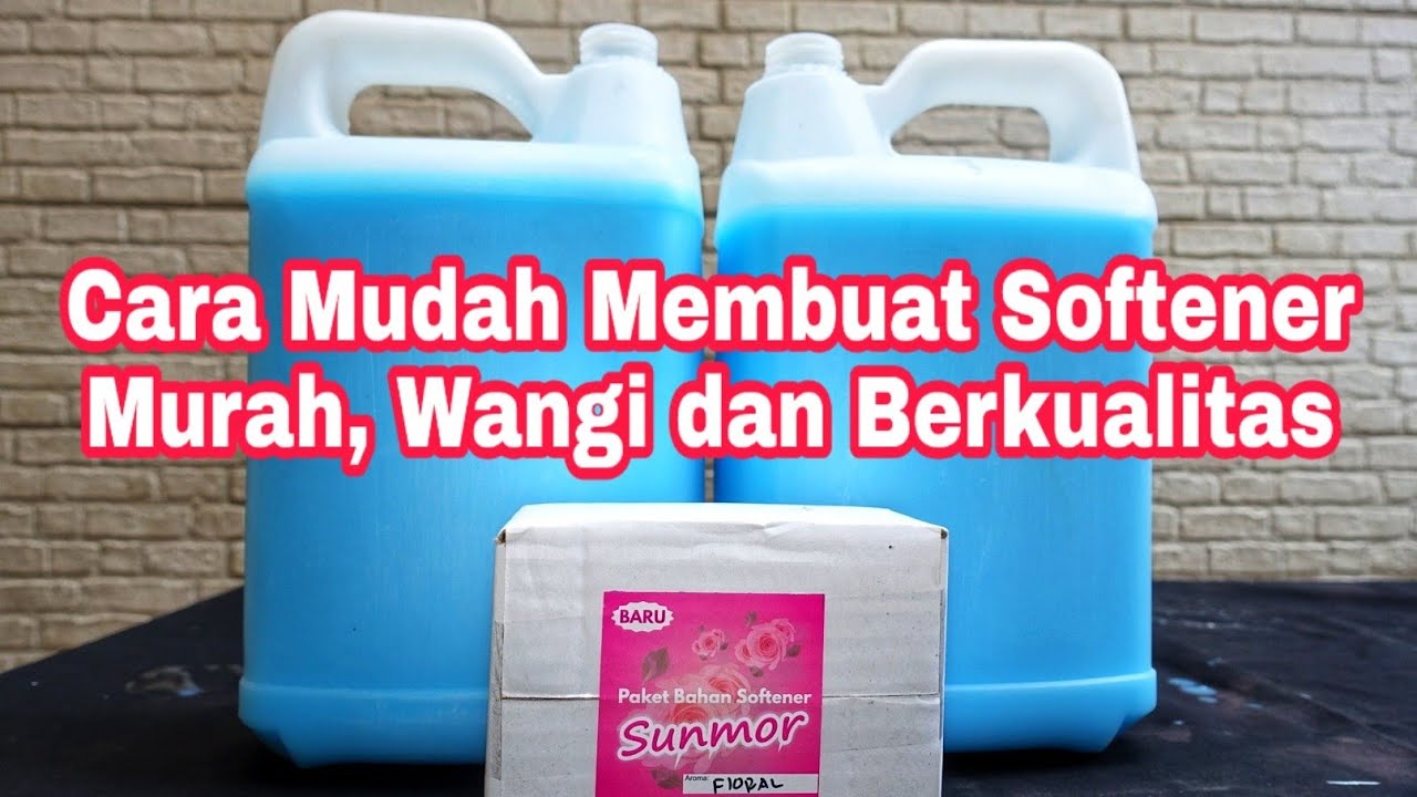 Cara Mudah Membuat Softener Laundry | Pelembut dan Pewangi Pakaian Hemat Berkualitas