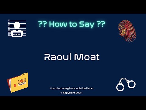 How to Pronounce Famous Criminal: Raoul Moat? (CORRECTLY) | Pronunciation Planet