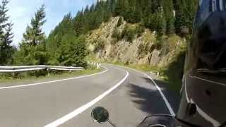 preview picture of video 'Transfagarasan Descend 2 - Downhill on Aprilia Pegaso Strada 660'