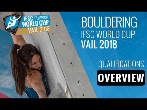 IFSC Climbing World Cup Vail 2018 - Bouldering Qualifications Overview