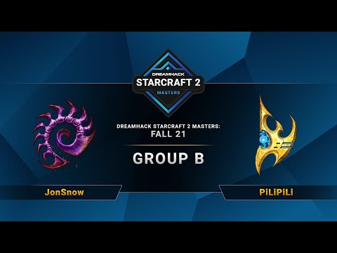 SC2 - JonSnow vs. PiLiPiLi - DreamHack SC2 Masters 2021: Fall - Group B - NA