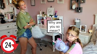 Being Mean To My Sister For 24 Hours Challenge Prank!