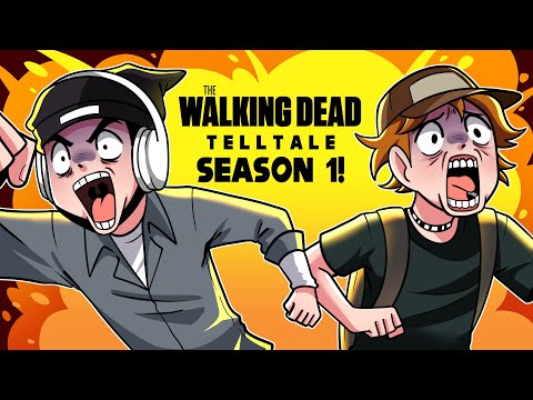 Can 2 Idiots Beat The Walking Dead Telltale?! (Season One)