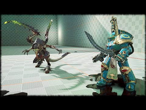 Space Marine 2 - Tyranids VS Cultists - NPC Wars