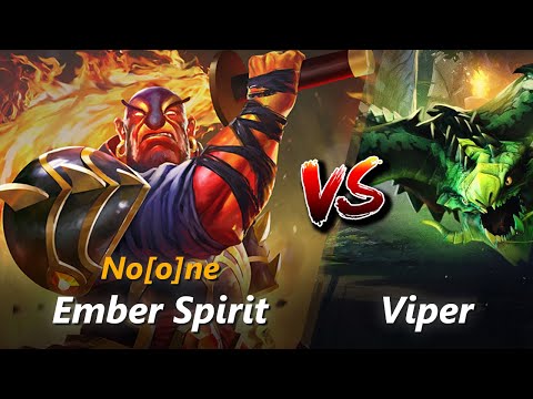 How to Ember Spirit mid vs Viper (feat. No[o]ne) | First 10 minutes