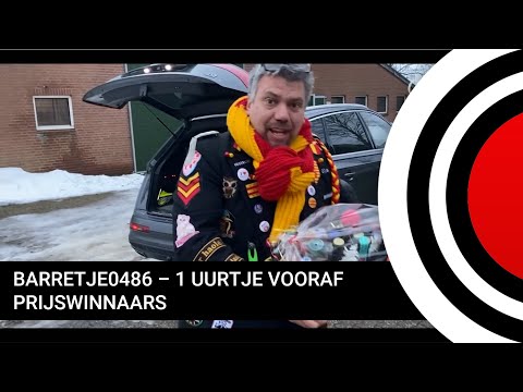 Barretje0486 1 uurtje vooraf: Prijswinnaars