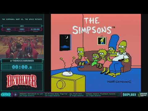 The Simpsons: Bart vs the Space Mutants by TheMexicanRunner in 19:36 - AGDQ 2018 - Part 94