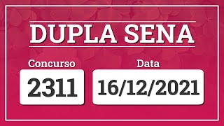 Capa de DUPLA SENA 2311