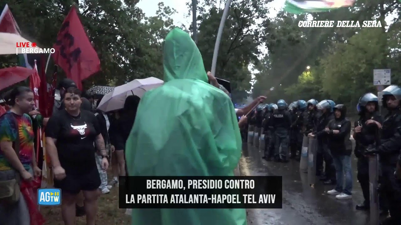 Presidio contro Atalanta-Hapoel