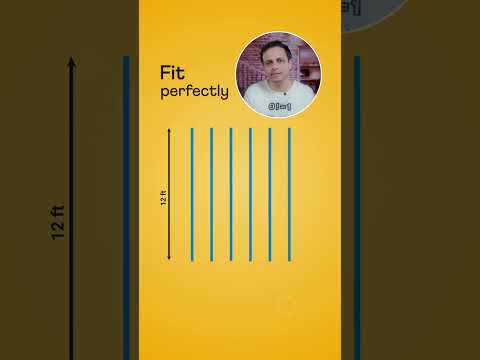 Measure without measuring — the staircase puzzle