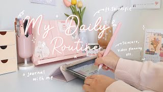 (ENG SUB)Journal with Me: Daily Routine (Skincare, Reading, etc.) ft. Skintific
