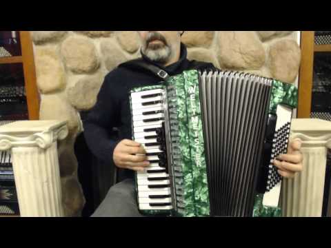 WELTACHIII72GN - NEW Green Weltmeister Achat Piano Accordion LMM 34 72 $1999
