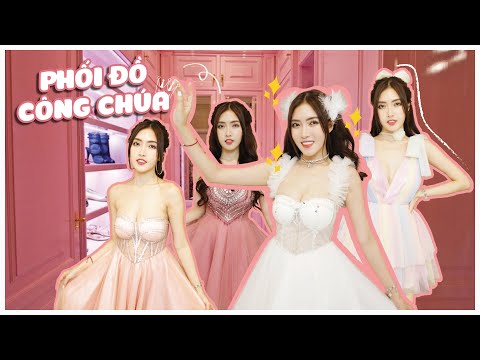 PHỐI ĐỒ STYLE CÔNG CHÚA - Nghỉ dịch ở nhà Meena làm gì? | Meena Channel