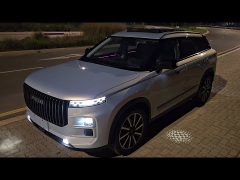 Night Features and POV Drive - 2025 Jaecoo J7 1.6L Turbo Glacier - LED Lights, Sound System, etc.