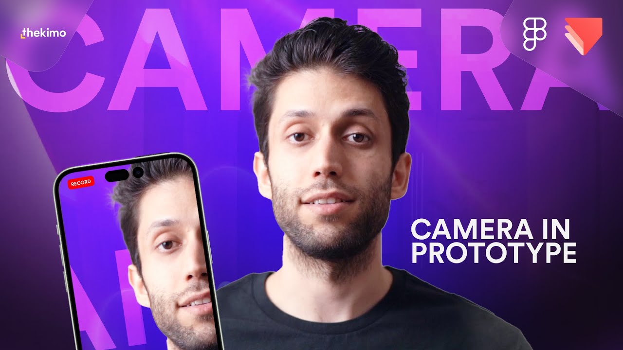 Real Camera in prototype, In Figma and Protopie